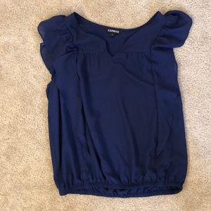 Navy blue blouse/tank